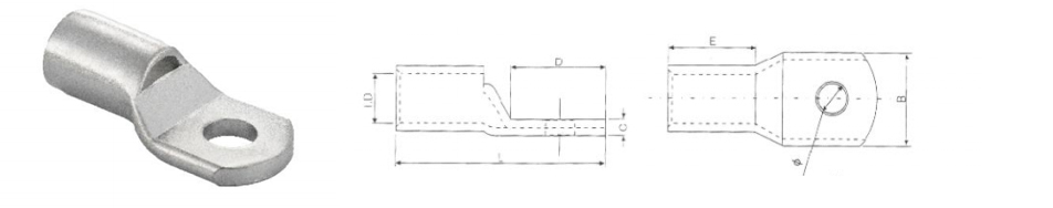 Terminales de cable de cobre CL