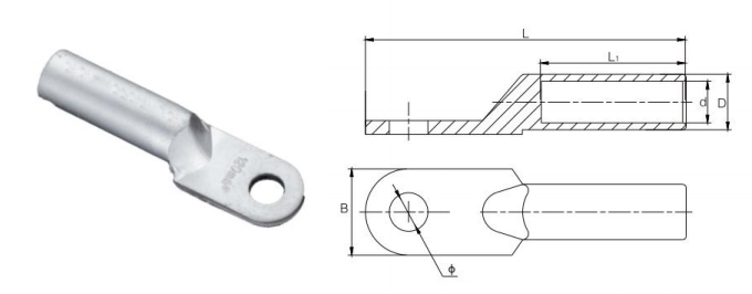 Terminales de cable de aluminio DL