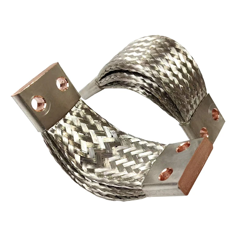 Barra colectora de alambre trenzado de cobre flexible