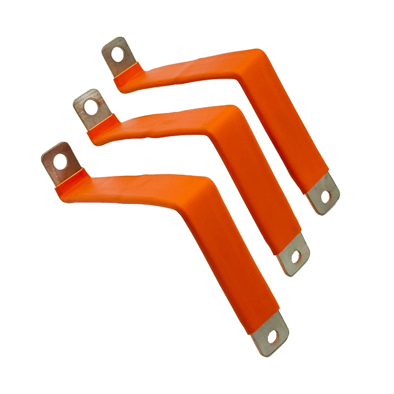 Conectores laminados de l&aacute;mina de cobre flexible con casquillos