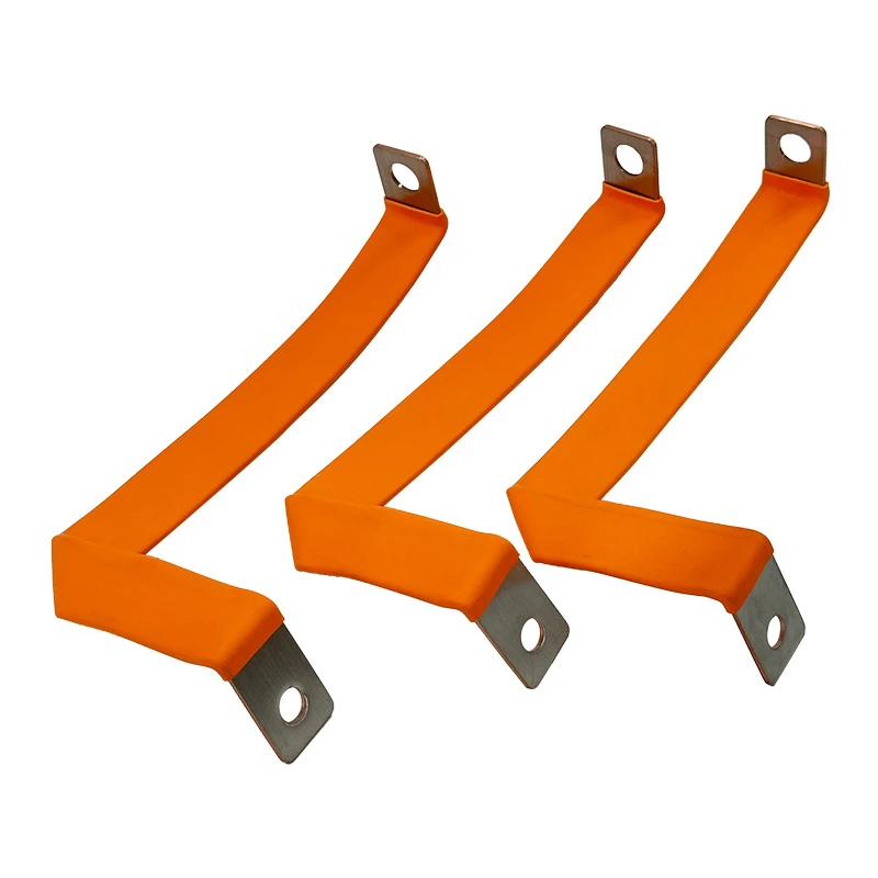 Conectores laminados de l&aacute;mina de cobre flexible con casquillos