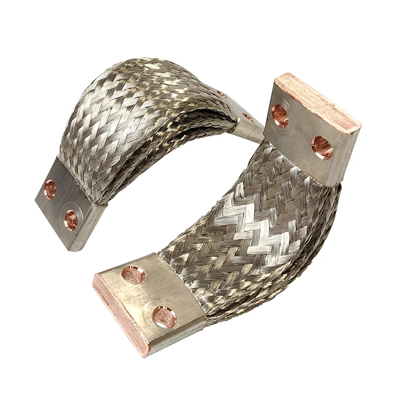 Barra colectora de alambre trenzado de cobre flexible