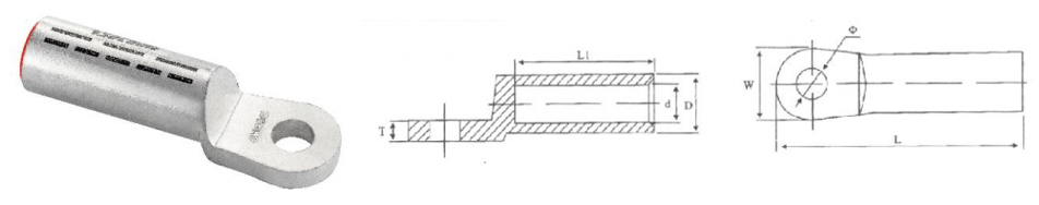 Terminales de cable de aluminio ES