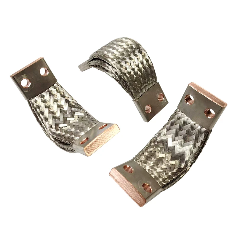 Barra colectora de alambre trenzado de cobre flexible