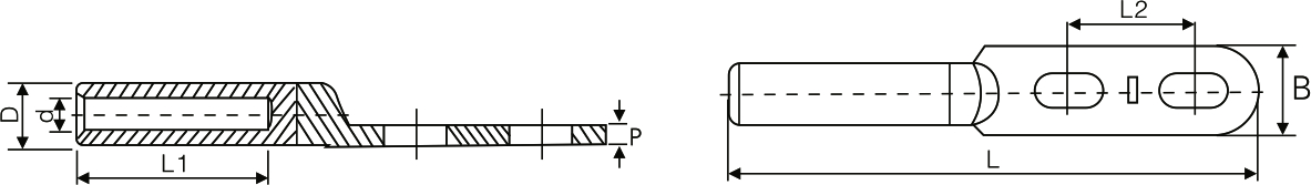 Terminales de cable bimetálicos BL-LP