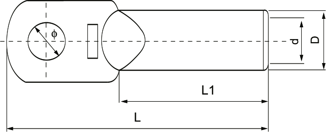 Terminales de terminales eléctricos DTG